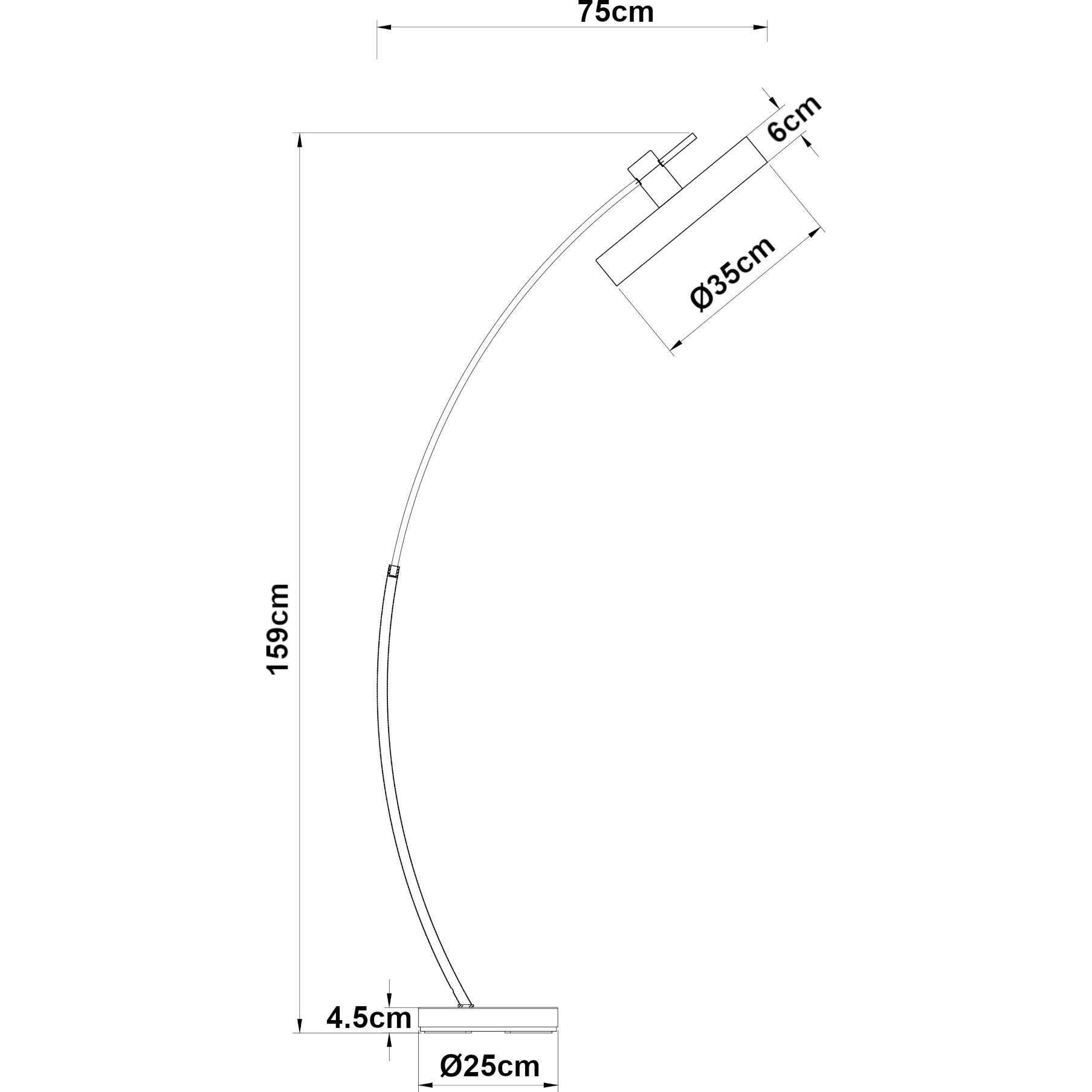 Thumbnail - Lux.Pro, Stehlampe, Stafford (E27)