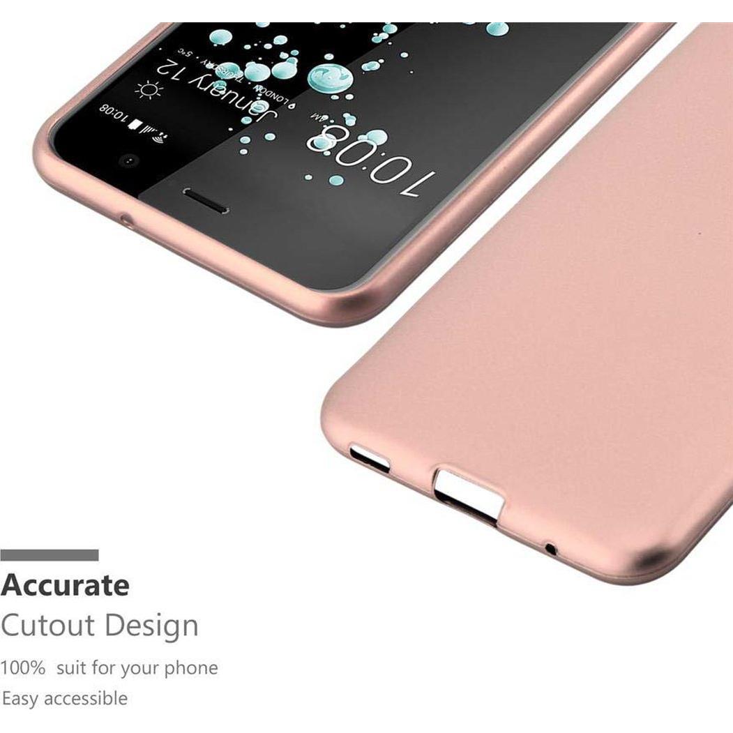 Thumbnail - Cadorabo TPU Matt Metallic Cover (HTC U Play), Smartphone Hülle, Rosa