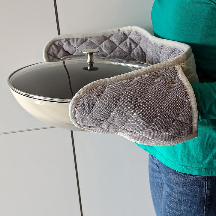 Produktbild Kela Doppelter Ofenhandschuh Tia (gewebt / Füllung Polyester, 100 % Baumwolle)