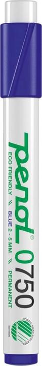 Produktbild Penol Marker 0750 blå 2-5mm skå spids permanent - (10 stk.) (10x)