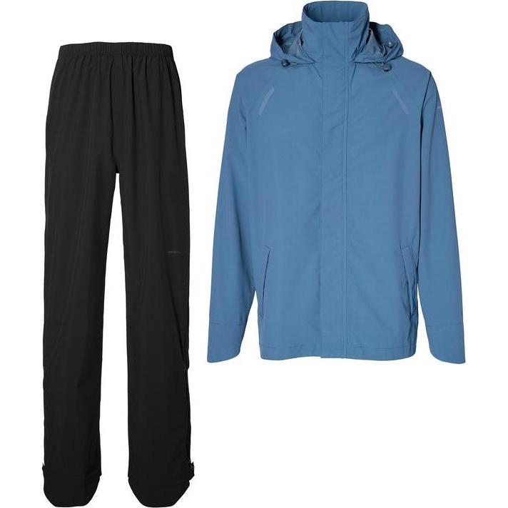 Basil, Herren, Outdoorhose, Hoga Regenanzug unisex (L), Blau, L