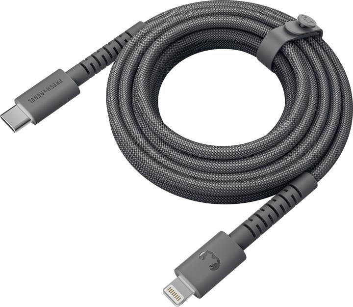 Actual product image Fresh'N Rebel Fresh 'n Rebel USB-C to Lightning Grey (2 m, 30 W)