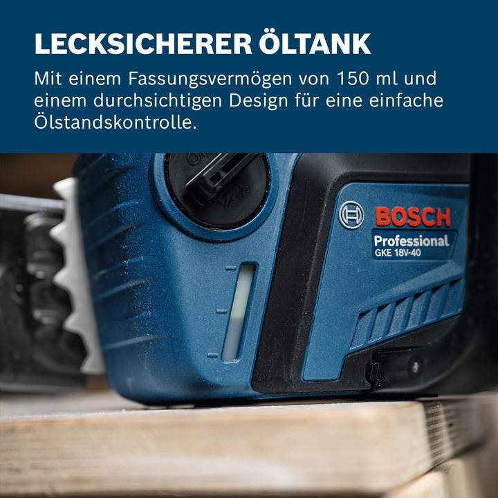 Image du produit Bosch Professional GKE 18V-40 (Tronçonneuse à batterie)