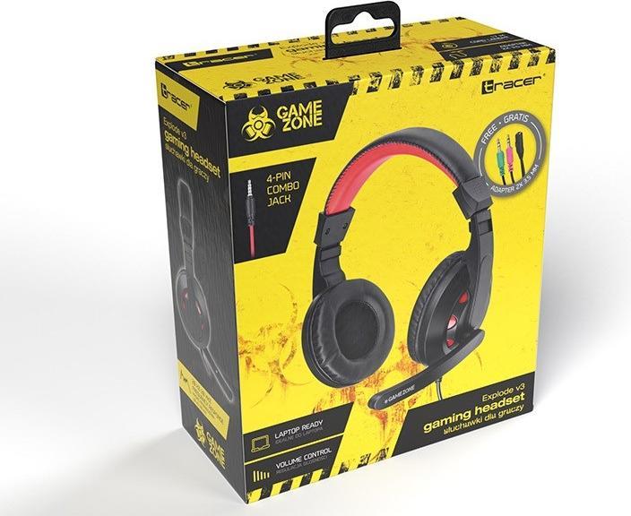 Actual product image Tracer gamezone explode V3 headphones (Cable)