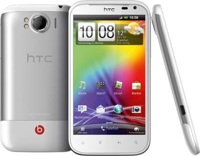 HTC Sensation XL - White (16 GB, 4.70", 3G)