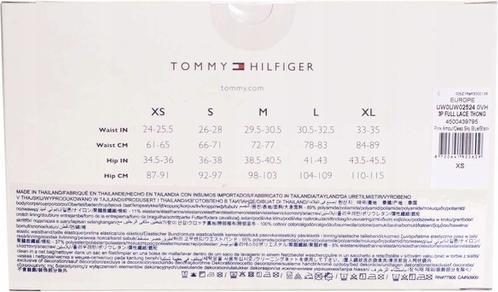 Productafbeelding Tommy Hilfiger Damesstrings in een 3-pack (XS, Set van 3)