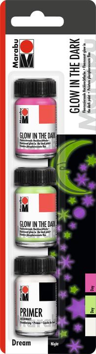 Actual product image Marabu Nachleuchtfarbe 'Glow in the Dark Dream' (45 ml)