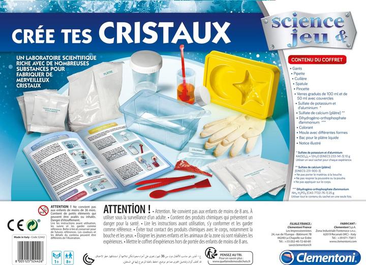 Actual product image Clementoni crée tes cristaux