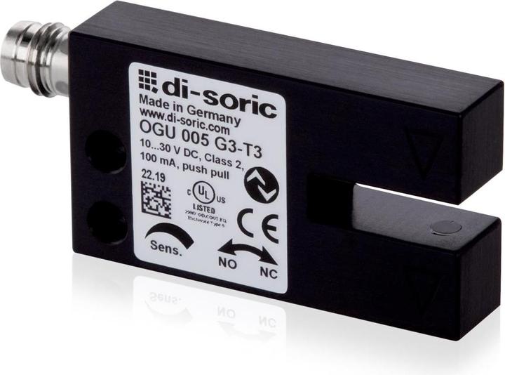 Produktbild Di-Soric OGU 005 G3-T3 Gabel-lichtschranke 5mm Infrarotlicht 212814