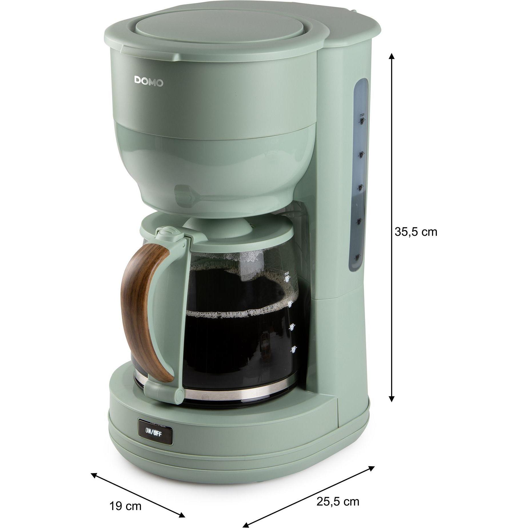 Domo DO755K, Filterkaffeemaschine, Grün