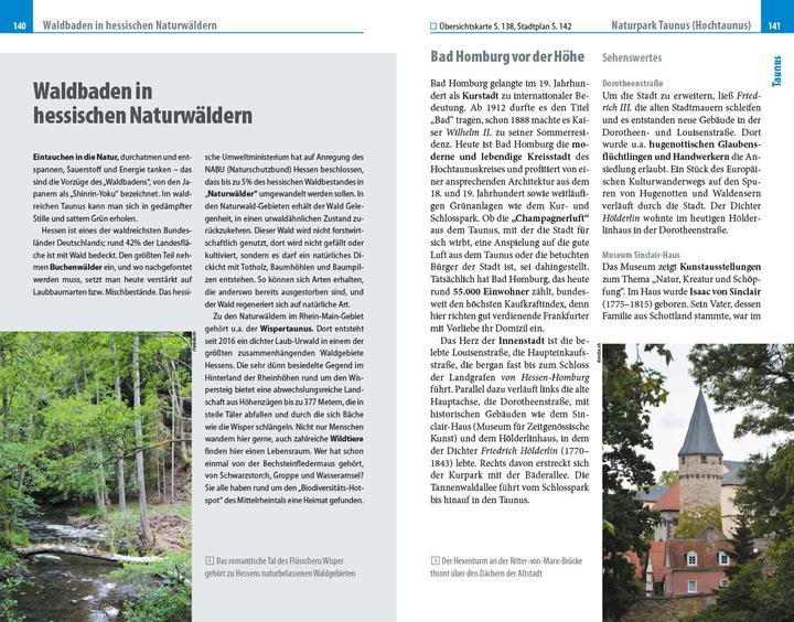 Image du produit Reiseführer Rhein-Main-Region mit Taunus und Odenwald (Allemand, Lilly Nielitz-Hart, Simon Hart, 2021)