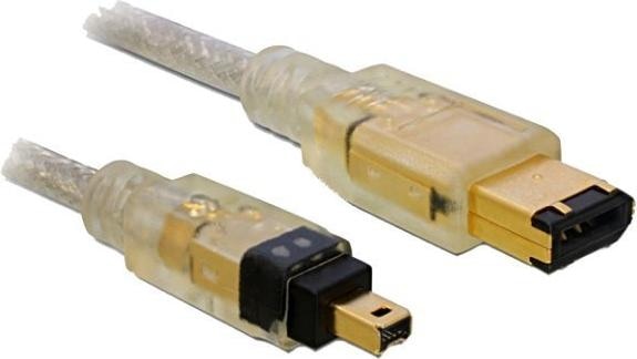 Immagine prodotto Delock Cavo FireWire IEEE 1394B 6Pin/4Pin, 3Meter (3 m, FireWire)