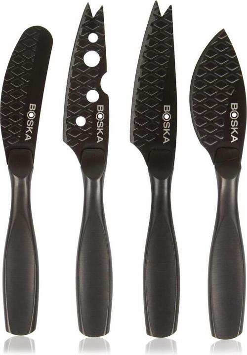 Actual product image Boska Cheese Set Mini Monaco+ Black Black Stainless Steel 190x190x24