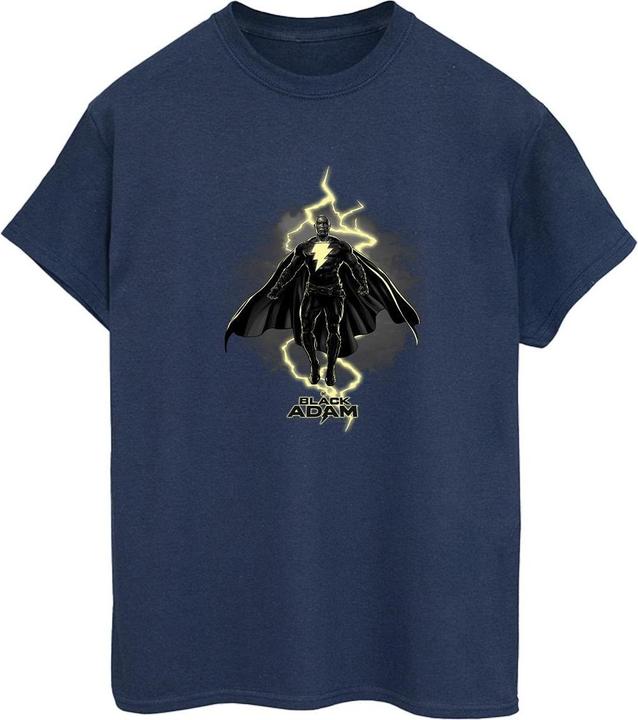 Produktbild Schwarz Adam Hovering Bolt Baumwolle Boyfriend TShirt (S)