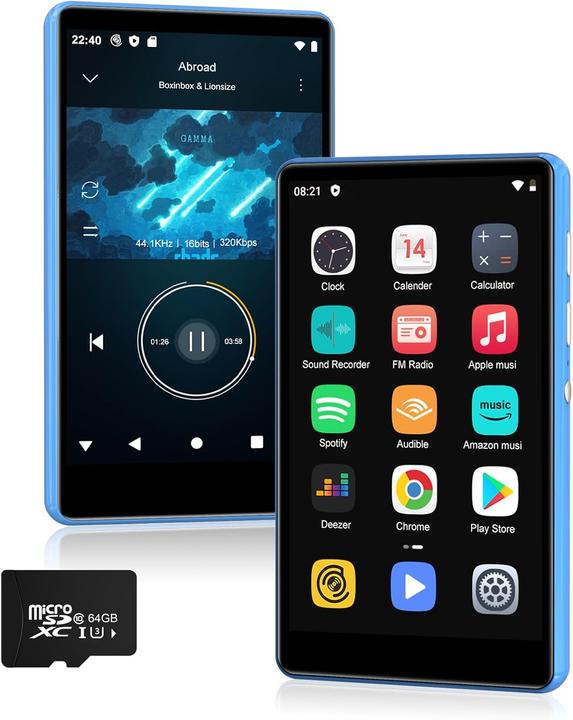Swofy MP3/MP4 Player M503 Pro mit Touchscreen & Bluetooth (64 GB)