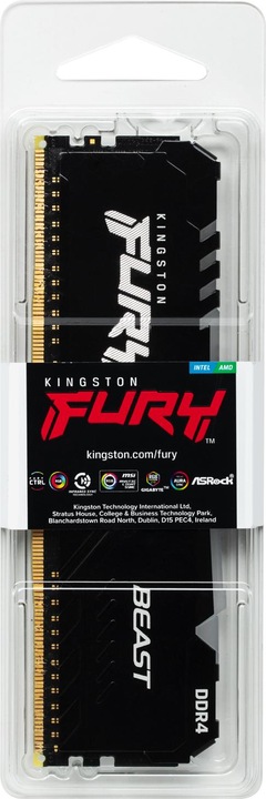 Actual product image Kingston FURY Beast RGB (1 x 8GB, 3200 MHz, DDR4-RAM, DIMM)