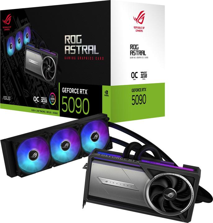 Actual product image ASUS ROG-ASTRAL-LC-RTX5090-O32G-GAMING (32 GB)