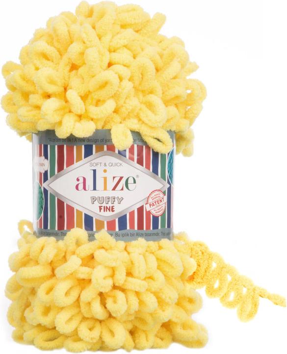 Actual product image Alize Yarns Alize Puffy Fine Loop Yarn (14.50 m)