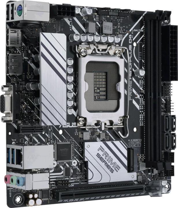 Actual product image ASUS Prime H610I-Plus D4-CSM (LGA 1700, Intel H610, Mini-ITX)