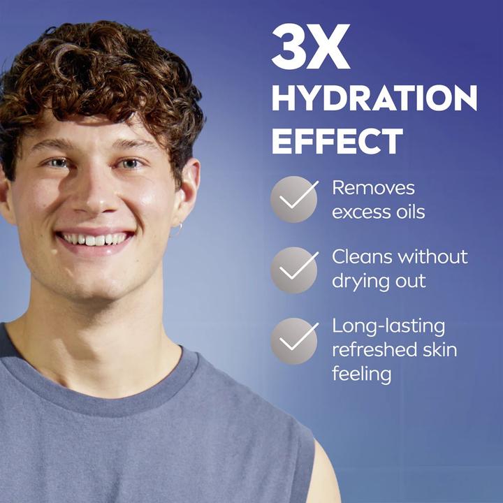 Actual product image NIVEA Hydrocare Reinigungsgel für Herren (Gesichtswäsche) 100 ml (Cleansing gel, 100 ml)