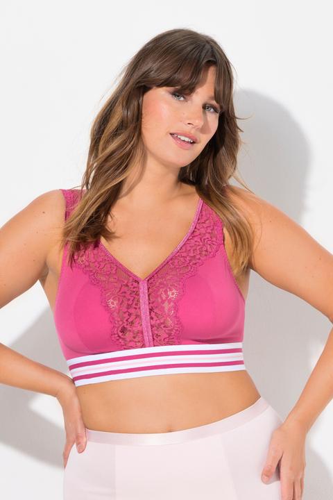 Produktbild Ulla Popken Minimizer-Bralette, Spitze, ohne Bügel (100 D)