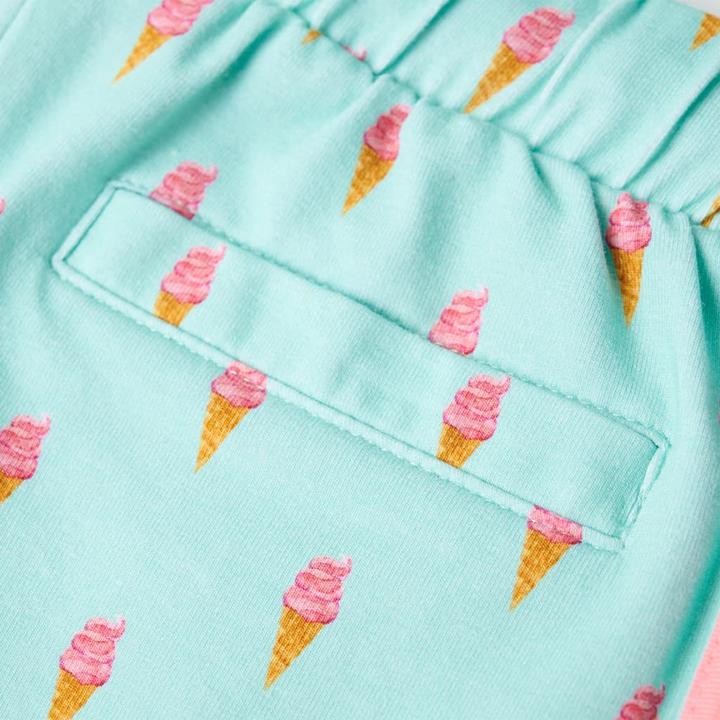 Produktbild VidaXL Kindershorts mit Kordelzug Helles Minzgrün 128,Material (128)