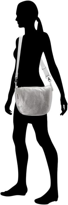 Actual product image Mandarina Duck Mellow Metal Crossover with Adjustable Strap and Removable Hook