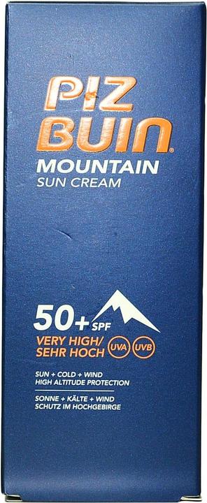 Image du produit Piz Buin Crème solaire de montagne (Crème solaire, SPF 50+, 50 ml, 72 g)