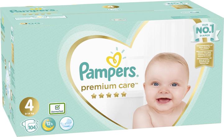 Actual product image Pampers Premium Care (Size 4, Half month box, 104 Piece)