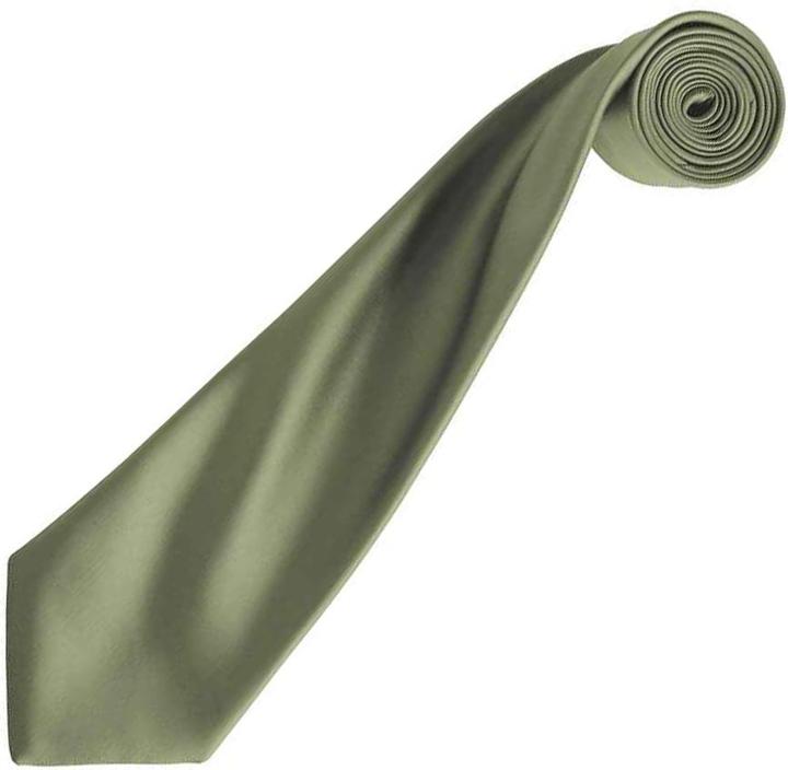 Actual product image Premier Unisex Adult Colours Satin Tie