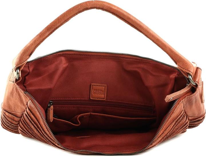 Produktbild FredsBruder Riffeltier S Schultertasche Leder 33 cm