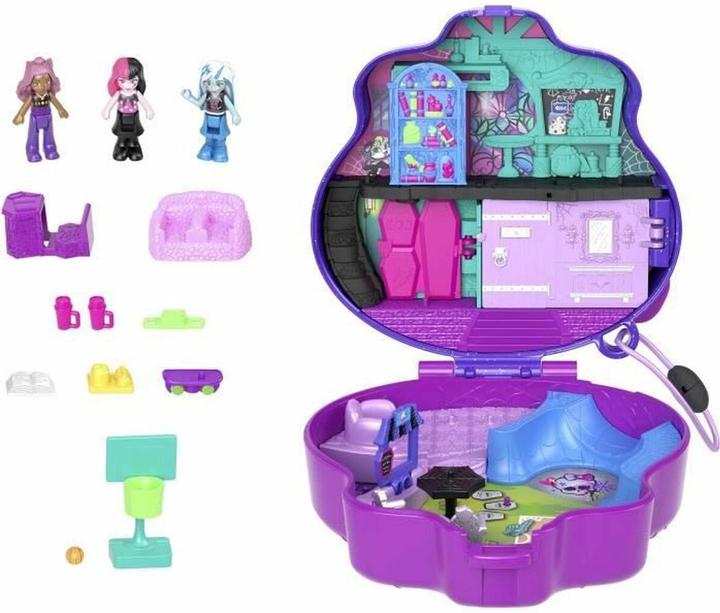 Actual product image Polly Pocket POP Monster High box