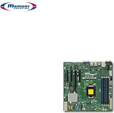 Actual product image Supermicro X11ssm-F: Lga1151, E5-1200v5 (LGA 1151, Intel C236, mATX)