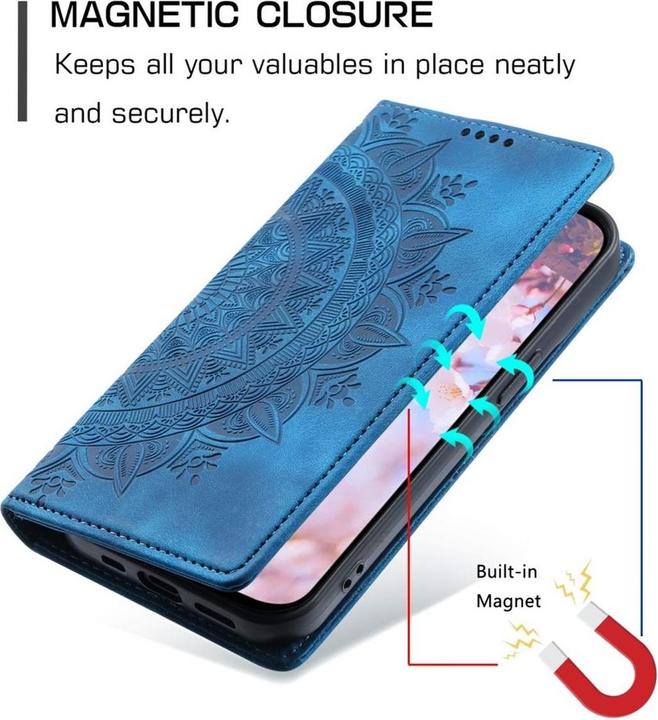 Produktbild CoverKingz Hülle für Samsung Galaxy A16 5G Handyhülle Flip Case Cover Tasche Mandala (Samsung Galaxy A16 5G)