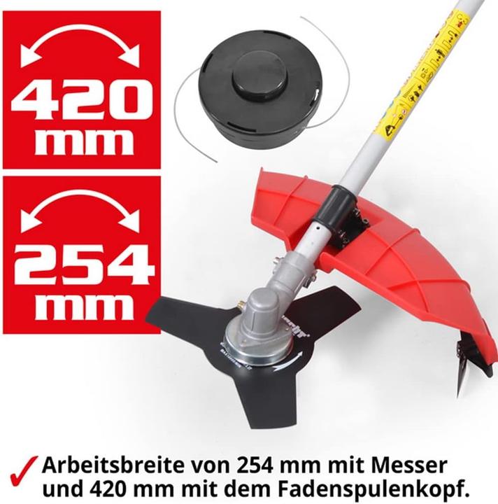 Actual product image Hecht Electric brush cutter Motor scythe (Trim line)