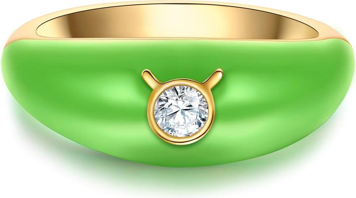 Immagine prodotto Glanzstücke München Anello da donna segno zodiacale Toro - 35974 (50, 925 Argento)