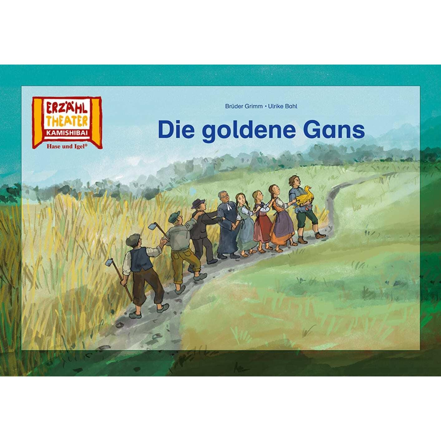 Die goldene Gans / Kamishibai Bildkarten, Schulbücher von Ulrike Bahl, Brüder Grimm