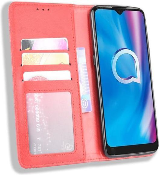 Image du produit MU Classic Série rétro de couvertures de livres en cuir (1S (2020), Alcatel 3X (2020))