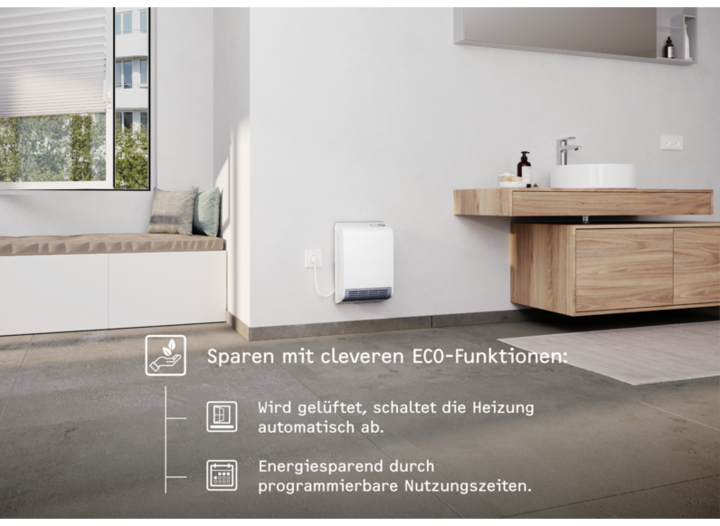 Produktbild Stiebel Eltron Heizlüfter CK 20 trend LCD, 2kW für 25m², TÜV geprüft, LC-Display (2000 W)