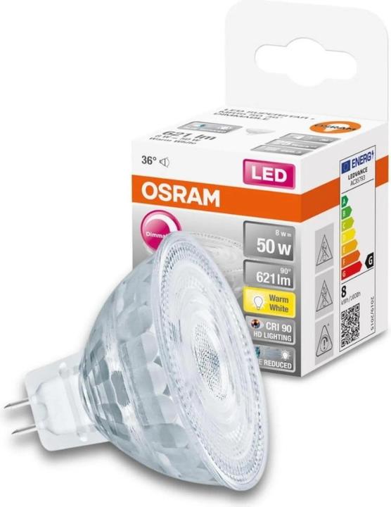 Productafbeelding Osram GU5.3 Reflector - MR16 (GU5.3, 8 W, 621 lm, 1 x, G)