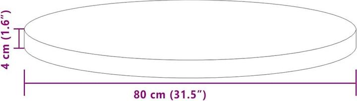 Produktbild vidaXL Moderne Möbel (80 x 80 x 4 cm)
