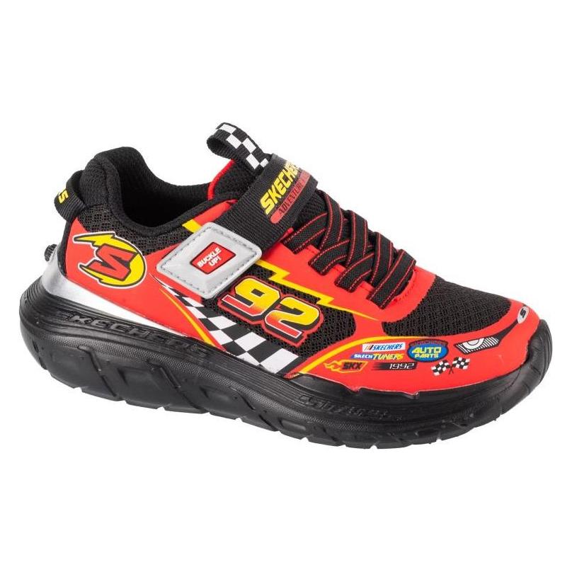 Skechers, Mannen, Sneakers, Manden Enfant Tracks, Zwart, (34)