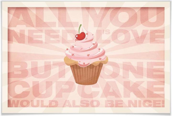 Actual product image Trenddeko All you need is love 02 (100 x 70 cm)