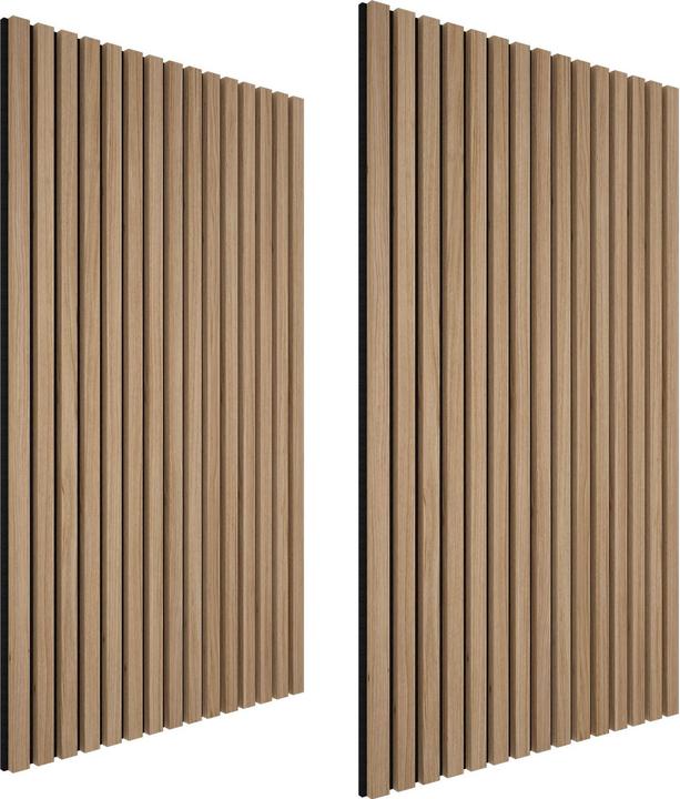 tectake Set di 2 pannelli acustici Sonic Wall effetto legno (2 pz.)