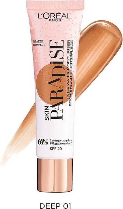 Actual product image L'Oréal Paris L'Oreal Skin Paradise Crème Teinté Hydratante Foundation Spf20 30 Ml