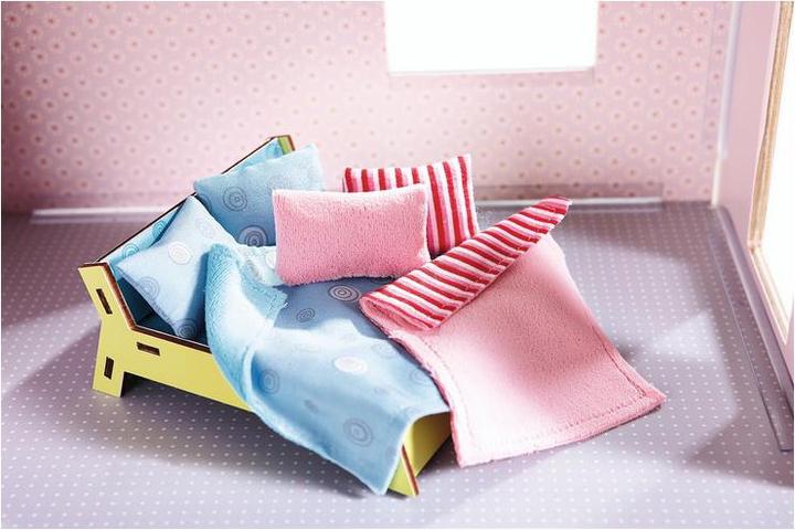 Produktbild Haba Little Friends – Puppenhaus-Zubehör Kissen & Decke