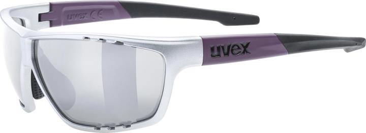 Actual product image Uvex Sports sportstyle 706 (Silver plum mat, Litemirror Silver)