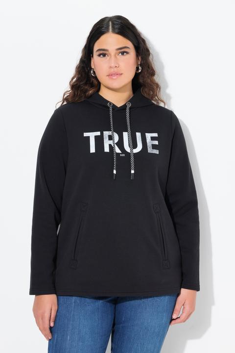Produktbild Ulla Popken Hoodie, True, Kapuze, Kordel, Taschen, Langarm (56)