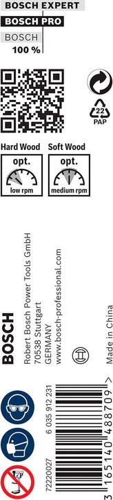 Image du produit Bosch Professional Zubehör Mèche à bois PRO Wood, 13 x 95 x 160 mm (7,9 mm)