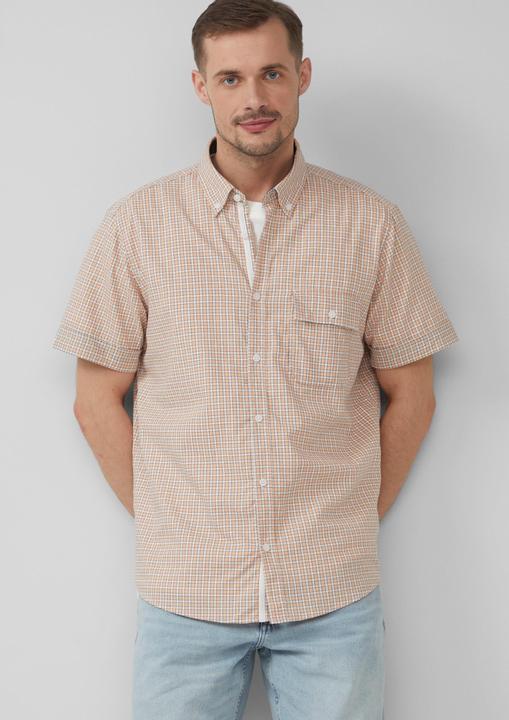 Image du produit S.Oliver Hemd Regular Fit: Kariertes Hemd aus Baumwolle mit Button-Down-Kragen (L)